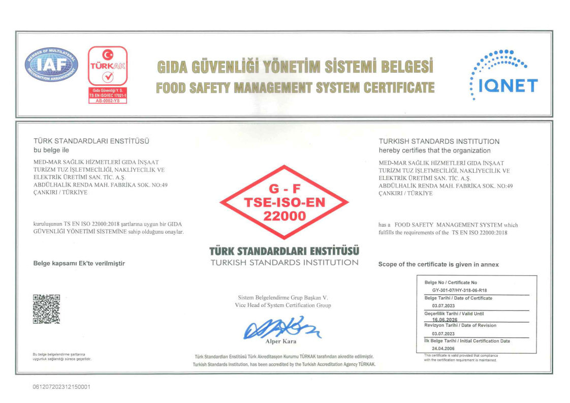 ISO 22000:2018